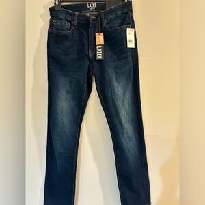 Lazer Men's Dark Blue Slim Jeans